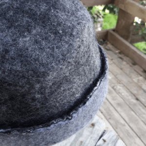 Bucket Gray with Black Hathat