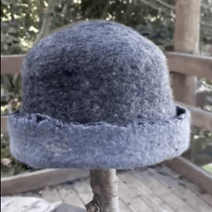 Bucket Gray with Black Hathat